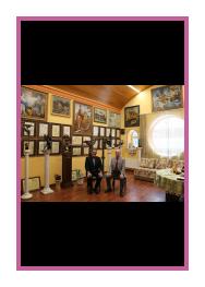 Итальянский консул в музее-мастерской Александра Самвела